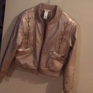 Golden jacket for teen
